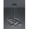 Trio Lampa wisząca LED nowoczesna AARON 352710342 antracyt
