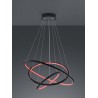 Trio Lampa wisząca LED nowoczesna AARON 352710342 antracyt