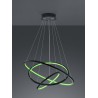 Trio Lampa wisząca LED nowoczesna AARON 352710342 antracyt