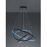 Trio Lampa wisząca LED nowoczesna AARON 352710342 antracyt
