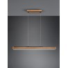 Trio Lampa wisząca LED nowoczesna DEACON 326610232 drewno jasne i ciemne, czarny