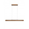 Trio Lampa wisząca LED nowoczesna DEACON 326610232 drewno jasne i ciemne, czarny