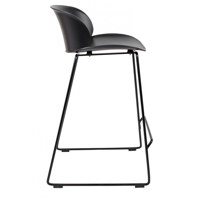 Krzesło barowe BENNY 66 czarne