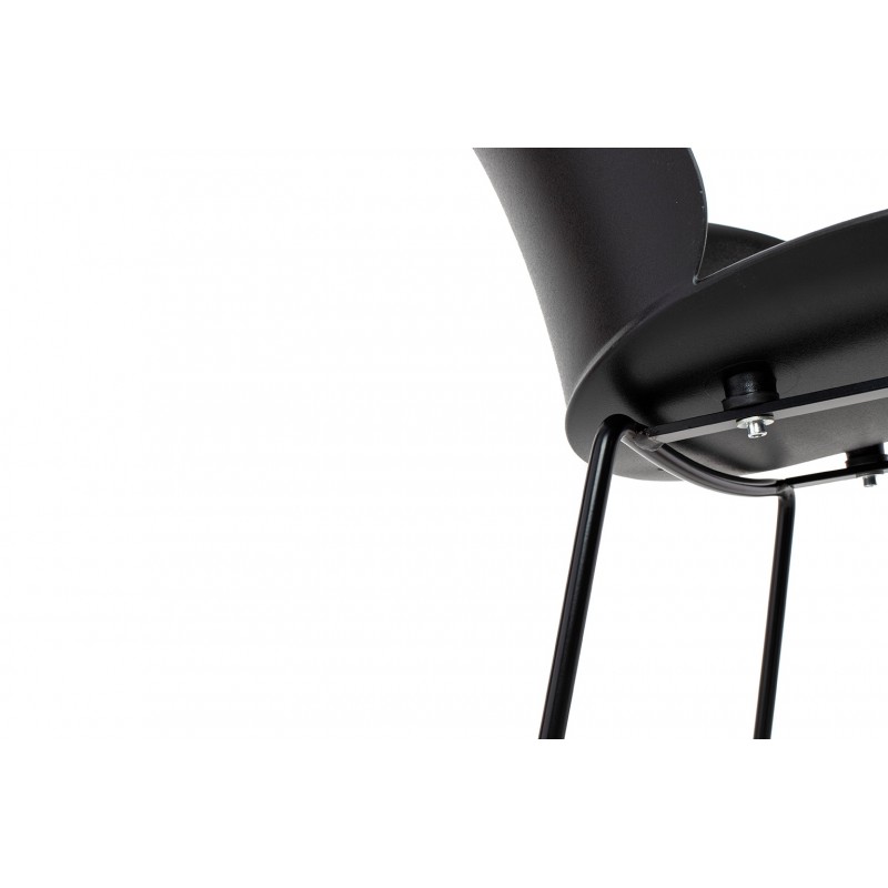 Krzesło barowe BENNY 66 czarne