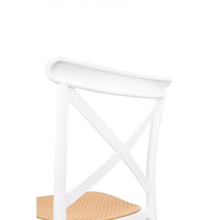 Krzesło barowe COUNTRY białe