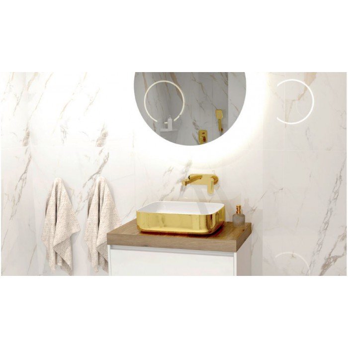 Lavita Galera umywalka nablatowa 50,5x40 złota...