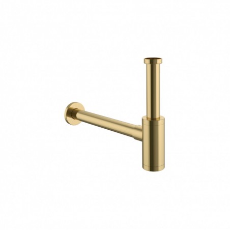 Excellent Syfon Umywalkowy butelkowy złoty stal nierdzewna