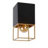 Lucide Lampa natynkowa RIXT 21120/01/30 czarny, złoty i odcienie złota