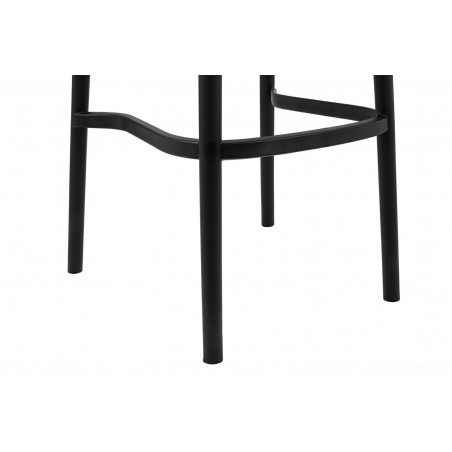 Krzesło barowe WICKY czarne