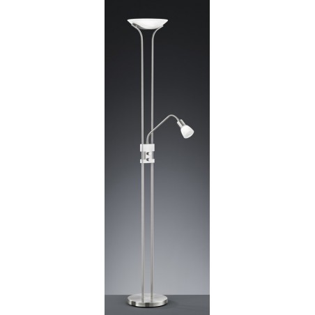 Trio Lampa podłogowa SANTOII 421910207 srebrny i odcienie srebra