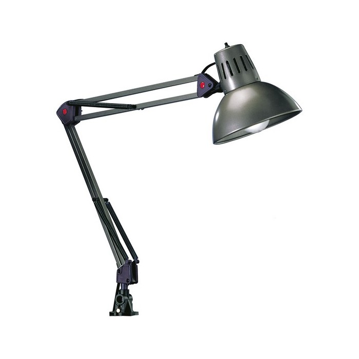Trio Lampa biurkowa TAJO 5029010-47 szary i odcienie szarości
