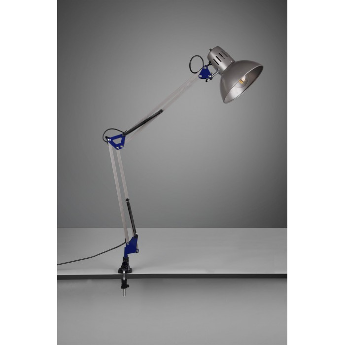 Trio Lampa biurkowa TAJO 5029010-47 szary i...