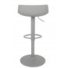 Krzesło barowe SNAP BAR TAP regulowane szare