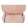 Fotel LOW TEDDY PINK różowy