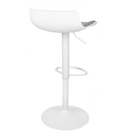 Krzesło barowe SNAP BAR TAP regulowane białe