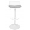 Krzesło barowe SNAP BAR TAP regulowane białe