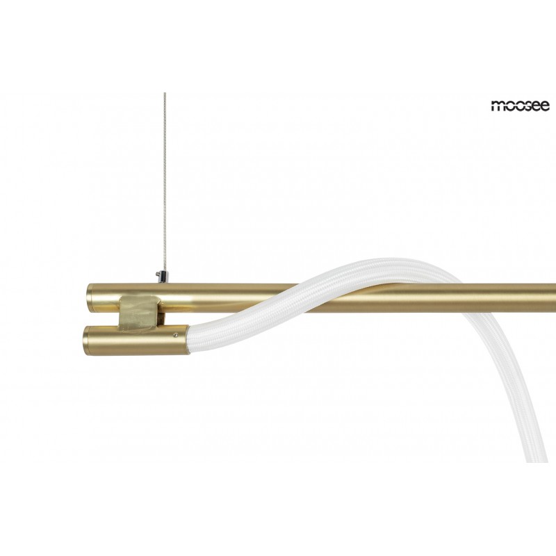MOOSEE lampa wisząca SERPIENTE złota