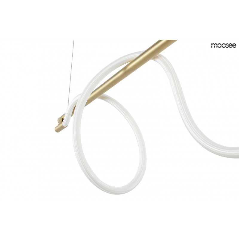 MOOSEE lampa wisząca SERPIENTE złota