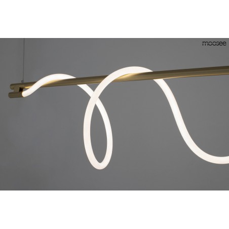 MOOSEE lampa wisząca SERPIENTE złota