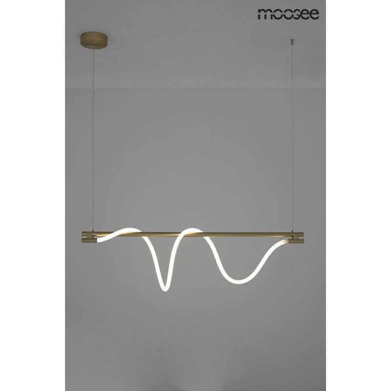 MOOSEE lampa wisząca SERPIENTE złota
