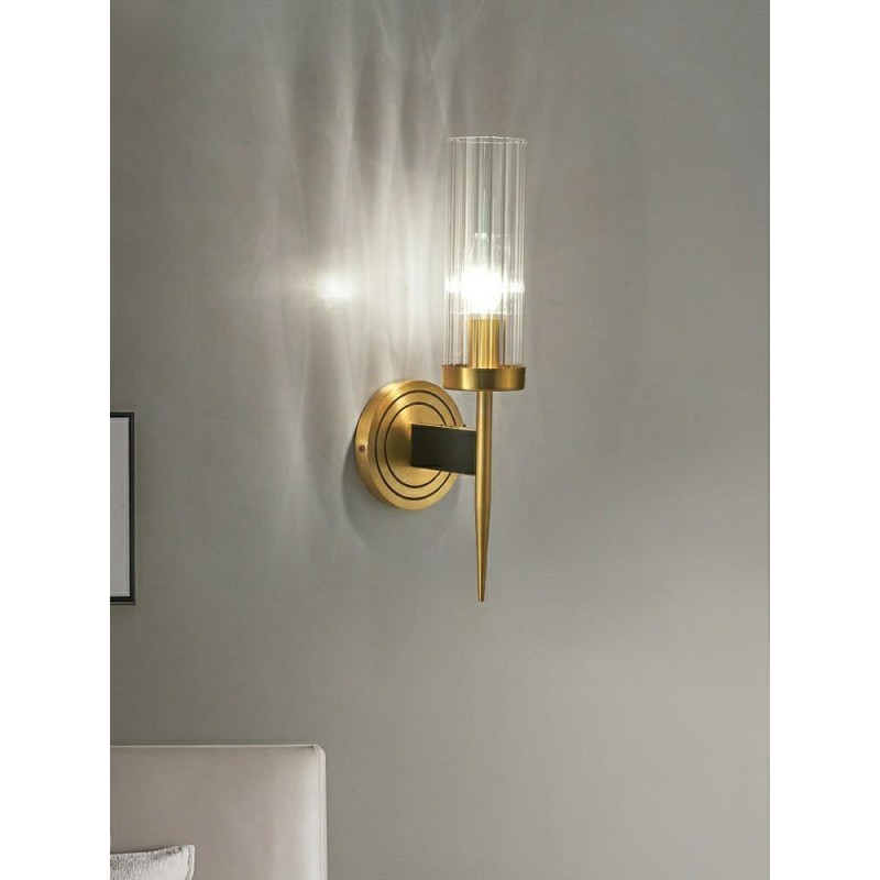 MOOSEE lampa ścienna TORCH złota