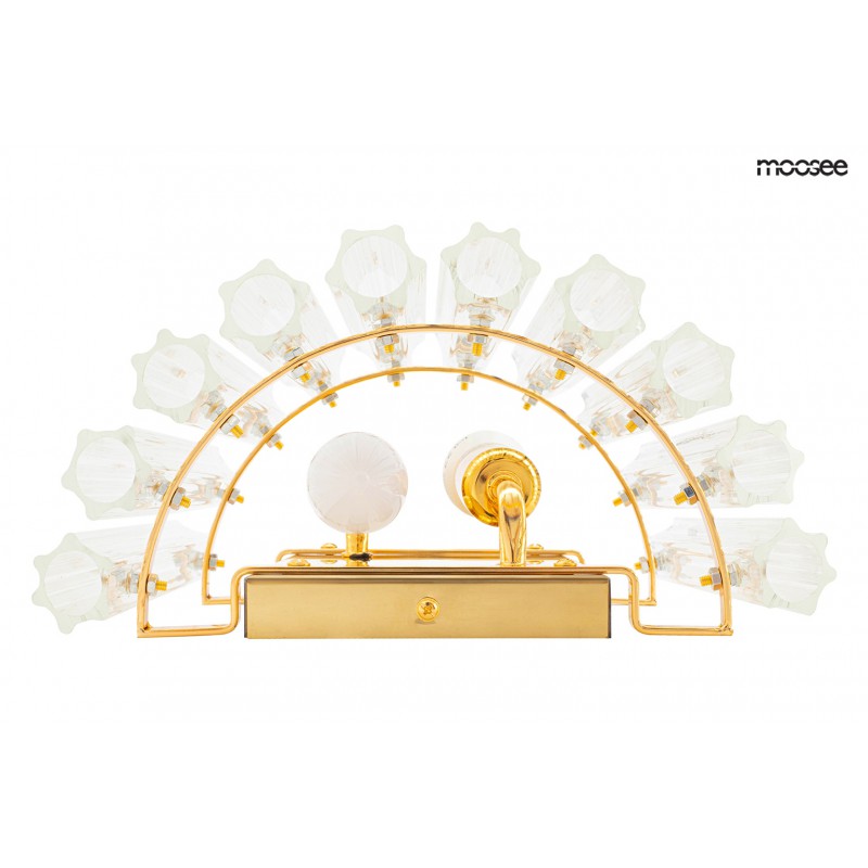 MOOSEE lampa ścienna PALACE złota