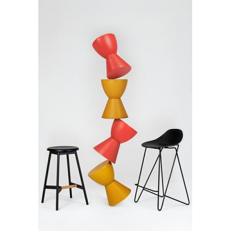 Hoker PERSY czarny 66 cm - polipropylen, metal