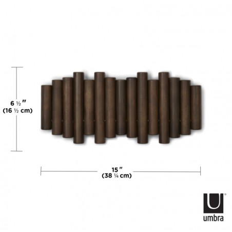 UMBRA wieszak na ubrania PICKET ciemny orzech