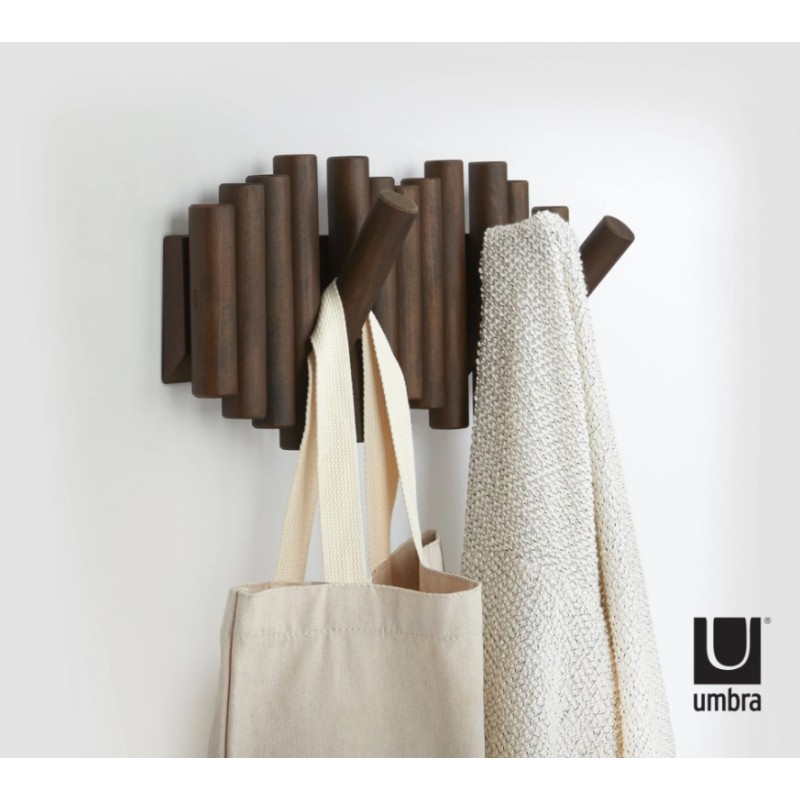 UMBRA wieszak na ubrania PICKET ciemny orzech