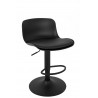 Krzesło barowe STOR TAP regulowane czarne