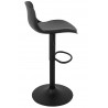 Krzesło barowe STOR TAP regulowane czarne