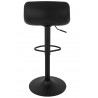 Krzesło barowe STOR TAP regulowane czarne