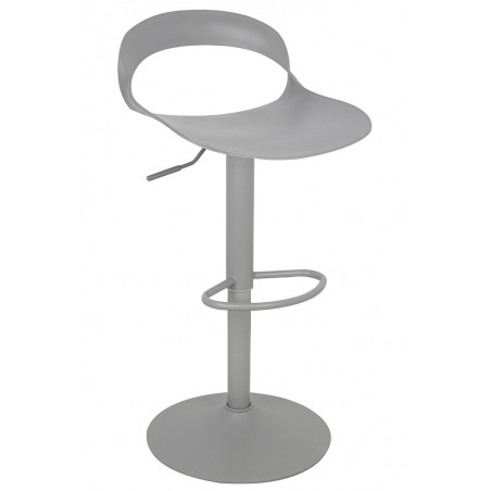 Krzesło barowe WRAPP regulowane szare