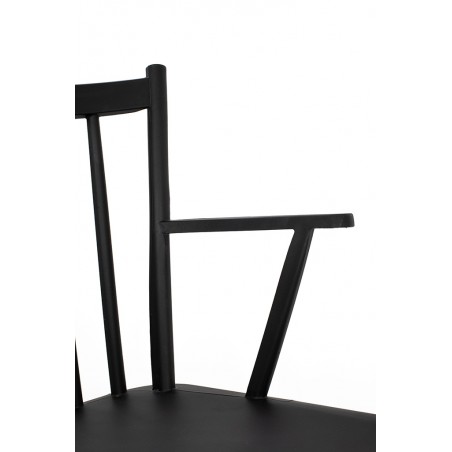 Krzesło MILA ARM czarne