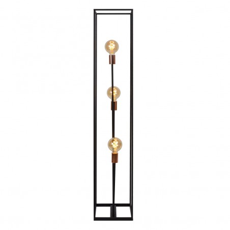 Lucide Lampa podłogowa ARTHUR 08724/03/30 czarny, miedziany