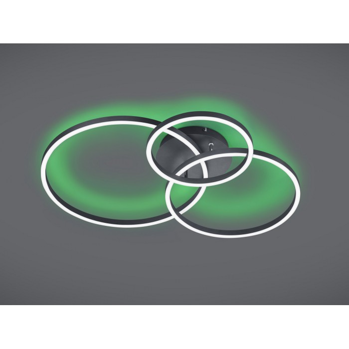 Trio Lampa natynkowa LED WINONA 670810632 czarny