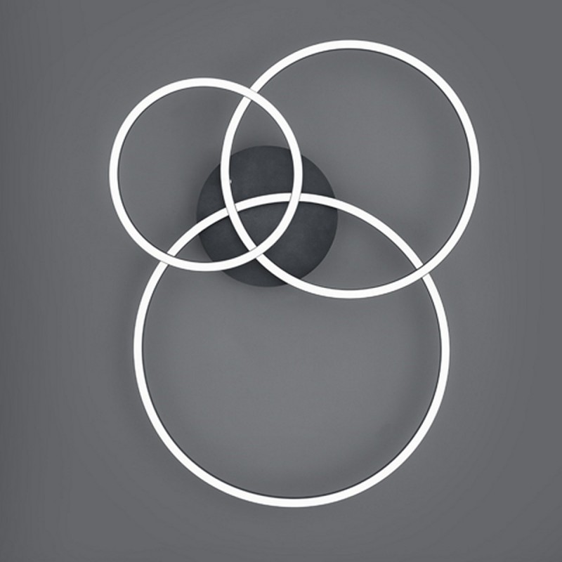 Trio Lampa natynkowa LED WINONA 670810632 czarny