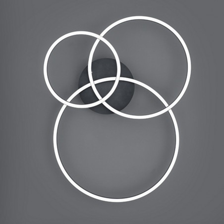 Trio Lampa natynkowa LED WINONA 670810632 czarny