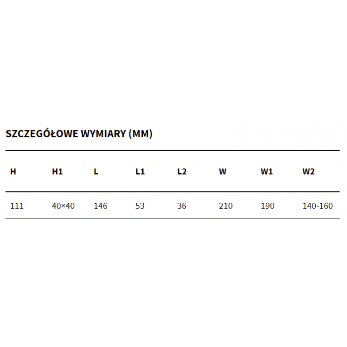 Excellent Keria Bateria Prysznicowa Chrom