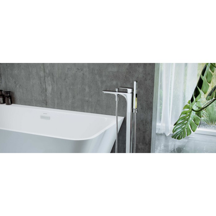 Excellent Keria Bateria Wannowa Wolnostojące Chrom