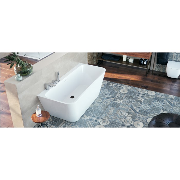 Excellent Korek do wanny wolnostojącej, czarny mat