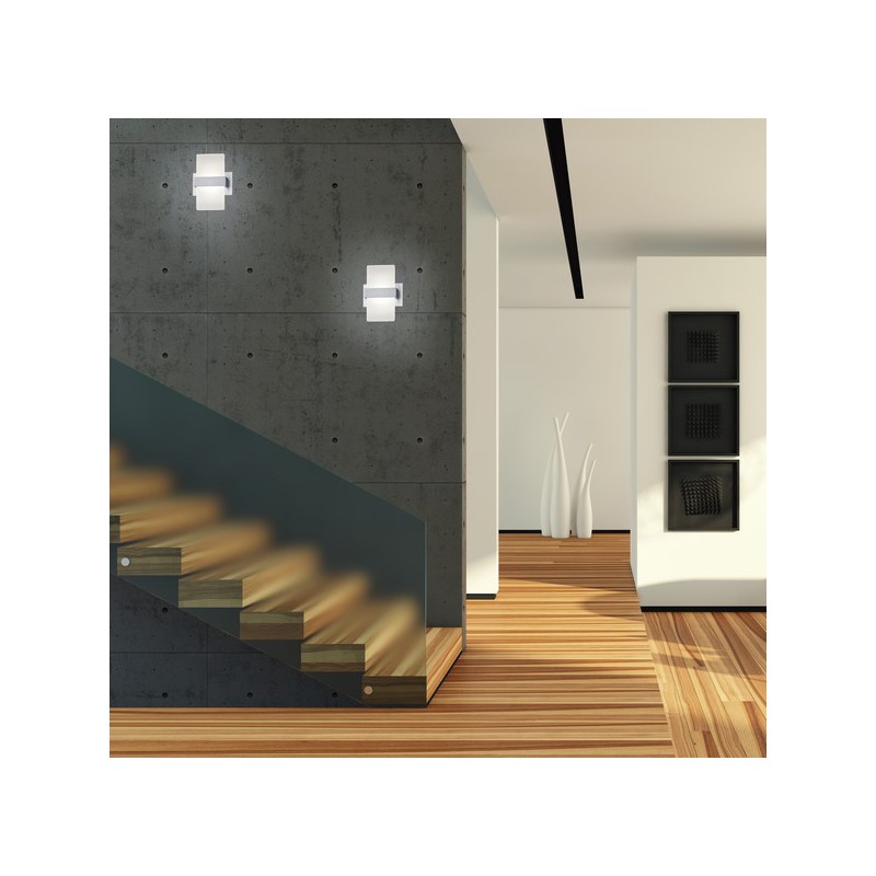 Trio Kinkiet PLATON 274670105 srebrny i odcienie srebra, biały