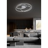 Trio Lampa natynkowa LED GALE 673918007 srebrny i odcienie srebra