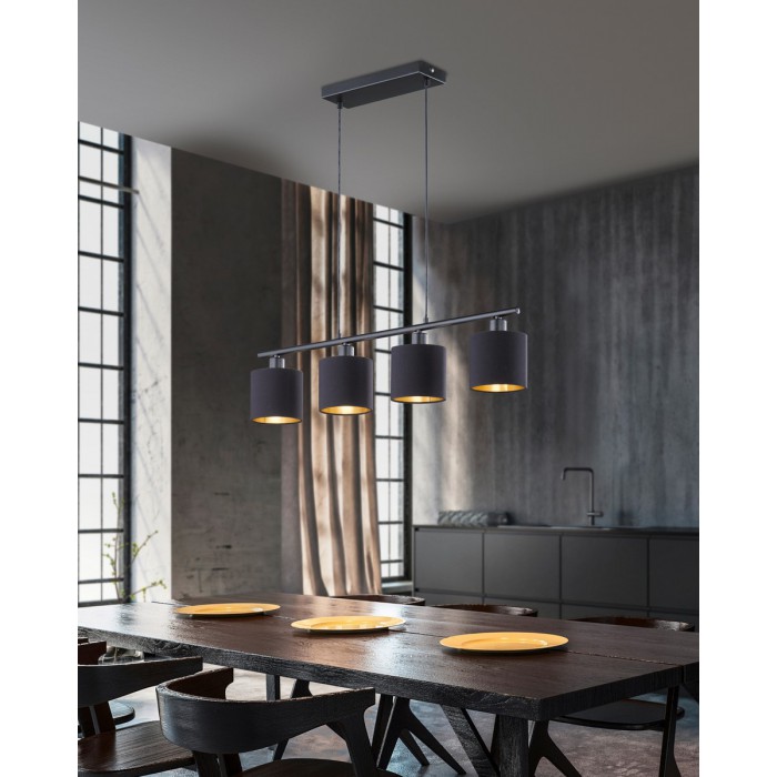 RL Lampa wisząca nowoczesna TOMMY R30334079 czarny