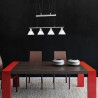 Trio Lampa wisząca nowoczesna STAMINA 3751041-07 srebrny i odcienie srebra