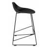 Krzesło barowe ALTO 66 czarne
