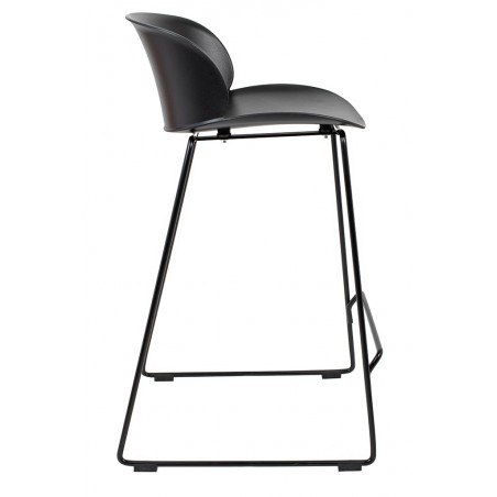 Krzesło barowe ALTO 66 czarne