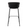 Krzesło barowe ALTO 66 czarne