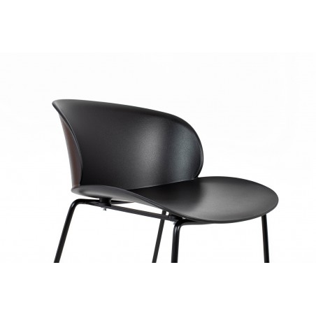 Krzesło barowe ALTO 66 czarne