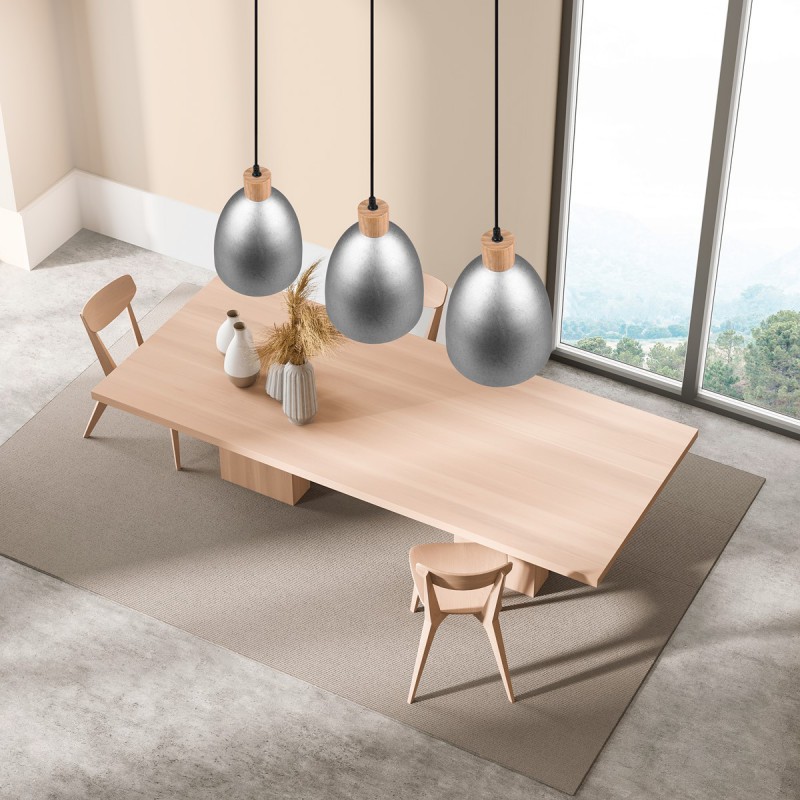 RL Lampa wisząca nowoczesna JAGGER R30681067 srebrny i odcienie srebra